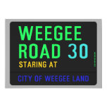 Weegee Road  Invitations