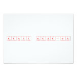 Manvi Mahajan   Invitations 5" X 7" Invitation Card