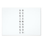 asse brkr rbsr yzr nbmo tcru rhpd agcd insn  Invitations 5" X 7" Invitation Card