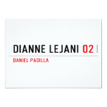 dianne lejani  Invitations 5" X 7" Invitation Card
