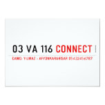 03 VA 116  Invitations 5" X 7" Invitation Card