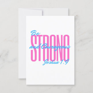 Invitations and Announcements Joshua 1:9