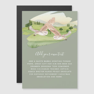 Invitations and Cards featuring OWLS in flight