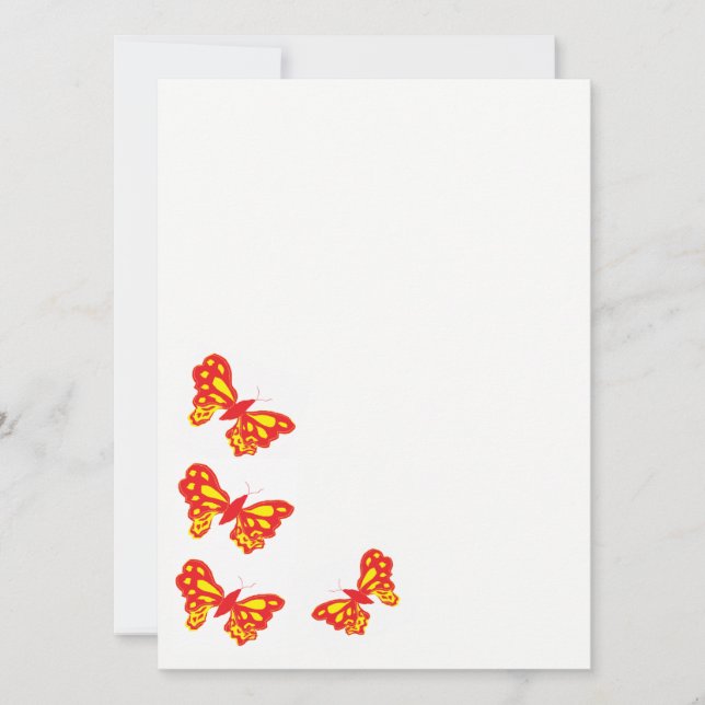 Invitations/Butterflies Invitation (Front)