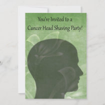 Invitations, Cancer Support Head Shaving Party Invitation