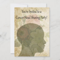 Invitations, Cancer Support Head Shaving Party Invitation