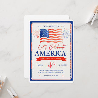 invitations celebrating America's 250th