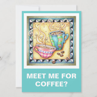 INVITATIONS - COOL BEANS! COFFEE ART