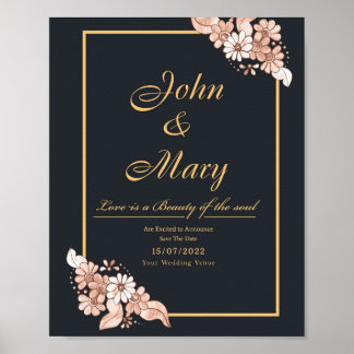 Invitations de la fête de graduation simple et mod poster