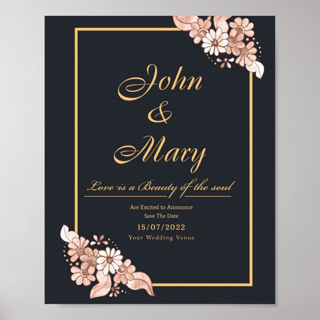 Invitations de la fête de graduation simple et mod poster (Front)