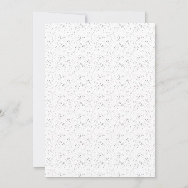 Invitations | Floral Vine – Elegant Minimalist (Front)