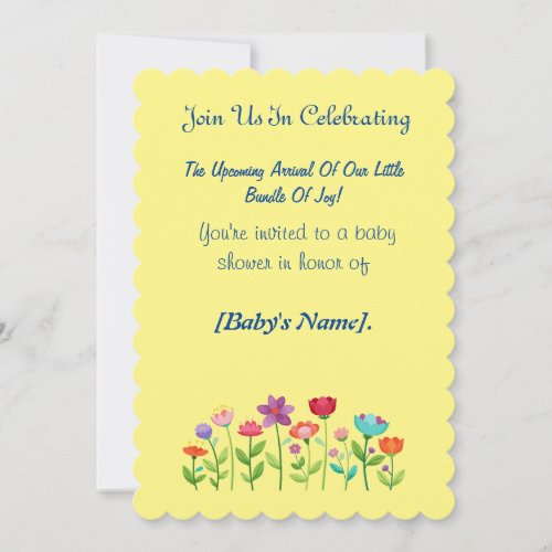 Invitations For Baby Shower