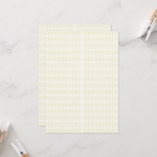 Invitations Geometric Yellow Custom 5x7 Cards
