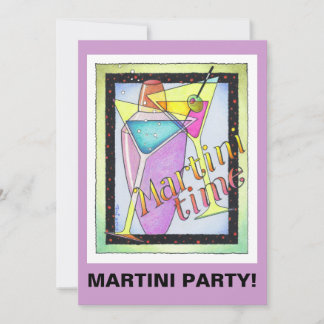INVITATIONS - MARTINI TIME