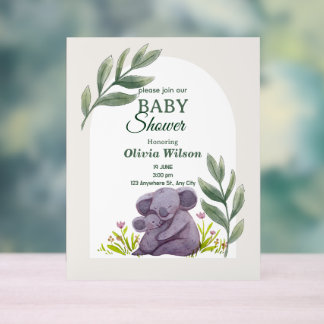 Invitations & Stationery Invitations & Announcemt Acrylic Sign