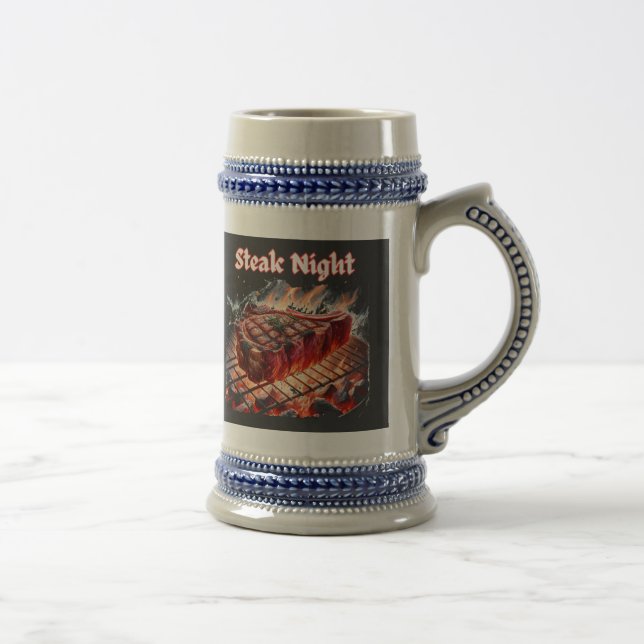 Invite Best Friends for Barbecue Beer Stein (Right)