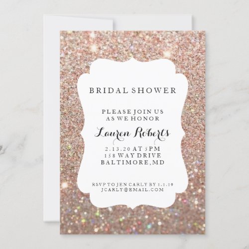 Invite _ Bridal Shower Day Fab _ Rose Gold