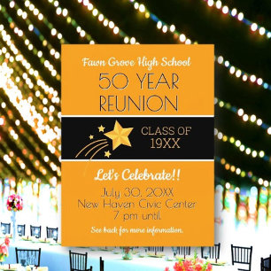 Invite 'Em! 50th Class Reunion Postcard