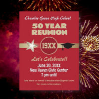 Invite 'Em! Any year Class Reunion Postcard