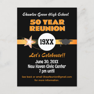 Invite 'Em! Any year Class Reunion Postcard