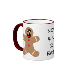 Invite gingerbread men for the best Xmas party mug