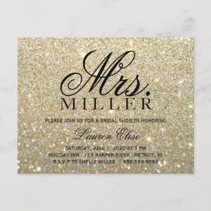 Invite - Gold Glit Fab Mrs. Bridal Shower 2