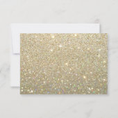 Invite -Gold Glitter Fab future Mrs. Bridal Shower (Back)