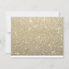 Invite -Gold Glitter Fab future Mrs. Bridal Shower