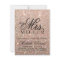 Invite -Rose Gold Glitter Fab future Mrs. Bridal