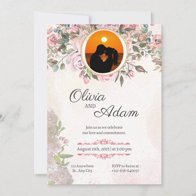 Invited to the Widding Invitation (Front)