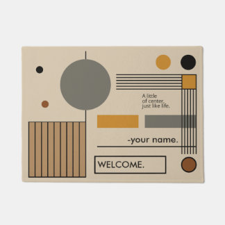 Inviting perfection for intellectuals, Bauhaus Doormat