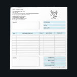 Invoice Form Business Quotation Add Logo Notepad<br><div class="desc">Form Business Quotation,  Invoice or Sales Receipt Order Form,  you can add your logo</div>