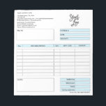 Invoice Form Business Quotation Add Logo Notepad<br><div class="desc">Form Business Quotation,  Invoice or Sales Receipt Order Form,  you can add your logo</div>