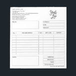 Invoice Form Business Quotation Add Logo Notepad<br><div class="desc">Form Business Quotation,  Invoice or Sales Receipt Order Form,  you can add your logo</div>