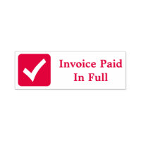 "Invoice Paid In Full" + Check Mark Icon