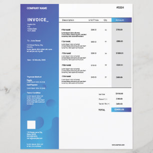 Invoice template