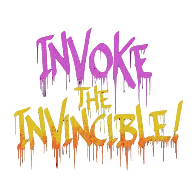 Invoke the Invincible T-Shirt (Creator Uploaded)