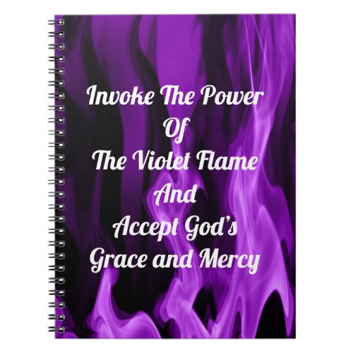 Invoke The Violet Flame Notebook