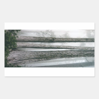Invoking the Forest Rectangular Sticker