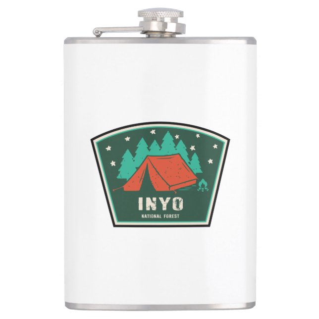 Inyo National Forest Camping Flask (Front)