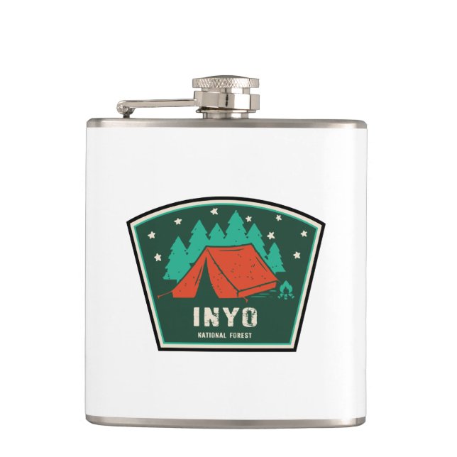 Inyo National Forest Camping Flask (Front)