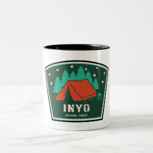 Inyo National Forest Camping Two-Tone Coffee Mug