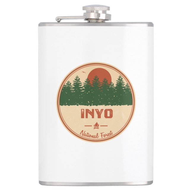 Inyo National Forest Flask (Front)