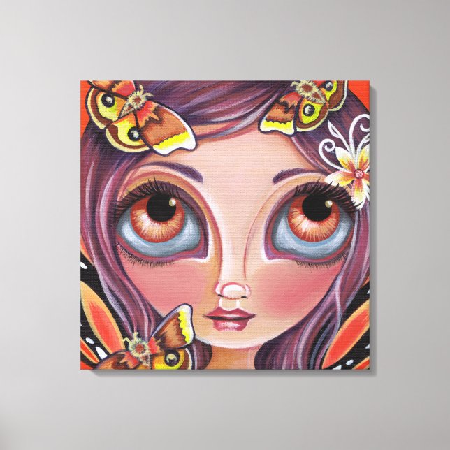 "Io Moth Fairy" Canvas Print (Front)