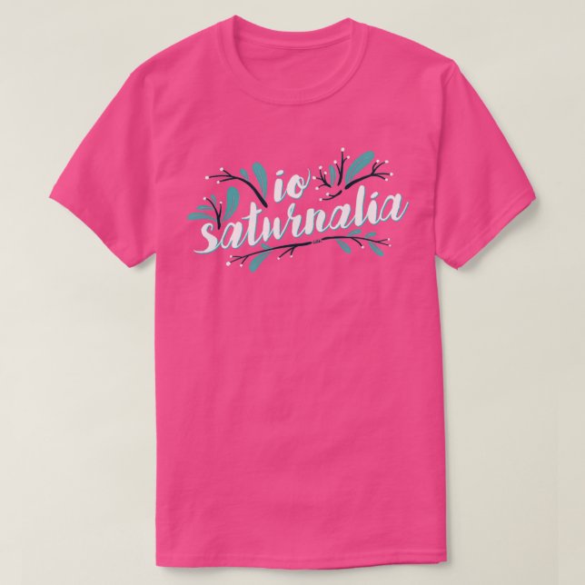 Io Saturnalia floral  T-Shirt (Design Front)