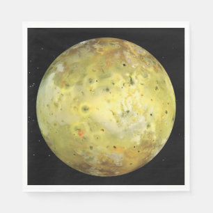 Io Volcanic Moon of Jupiter Napkins