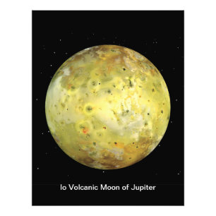 Io Volcanic Moon of Jupiter Photo Print
