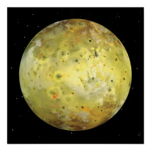 Io Volcanic Moon of Jupiter Poster