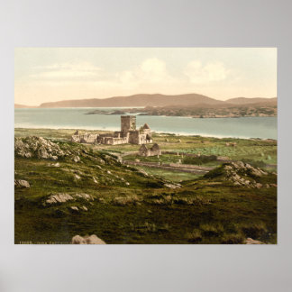 Iona Abbey, Argyll and Bute, Scotland Print