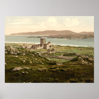 Iona Abbey, Argyll & Bute, Scotland Archival print